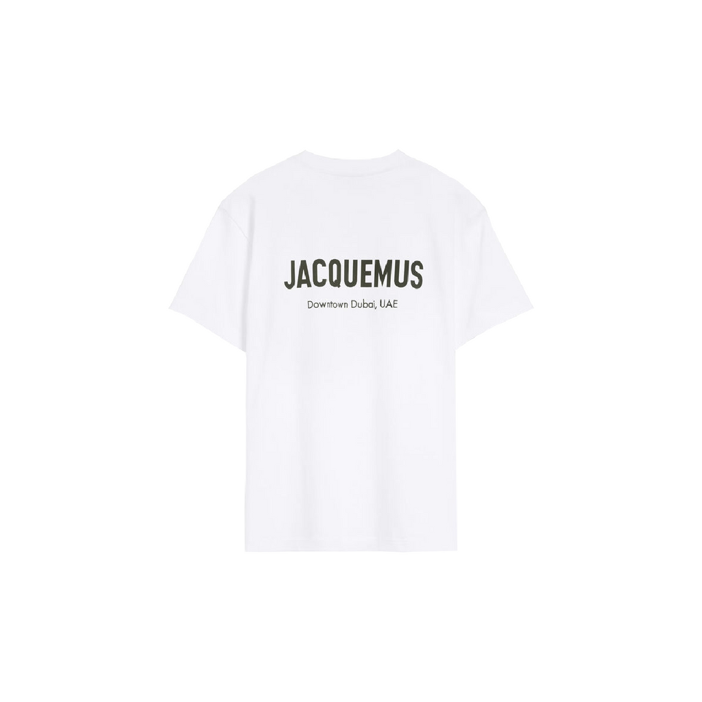 JACQUEMUS - Le T-Shirt Adresse Dubai Blanc