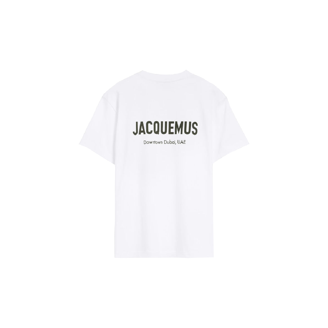 JACQUEMUS - Le T-Shirt Adresse Dubai Blanc