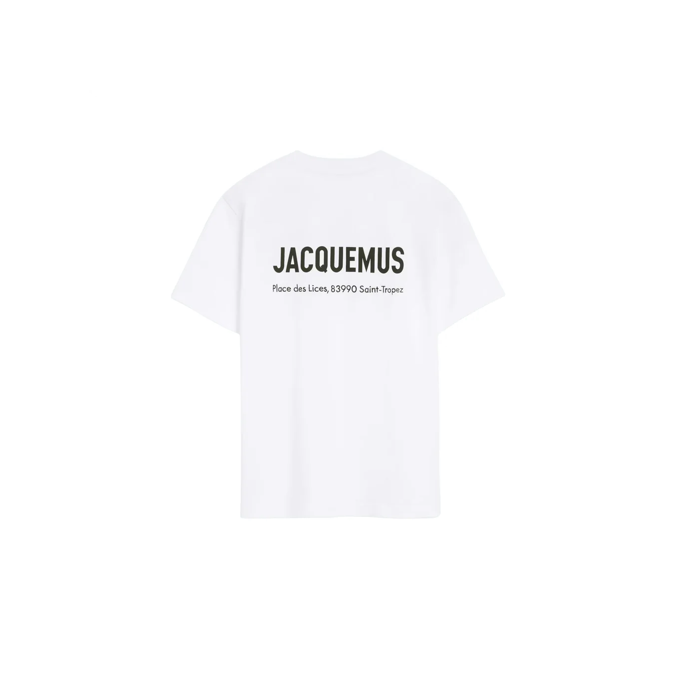 JACQUEMUS - Le T-Shirt Adresse St-Tropez Blanc