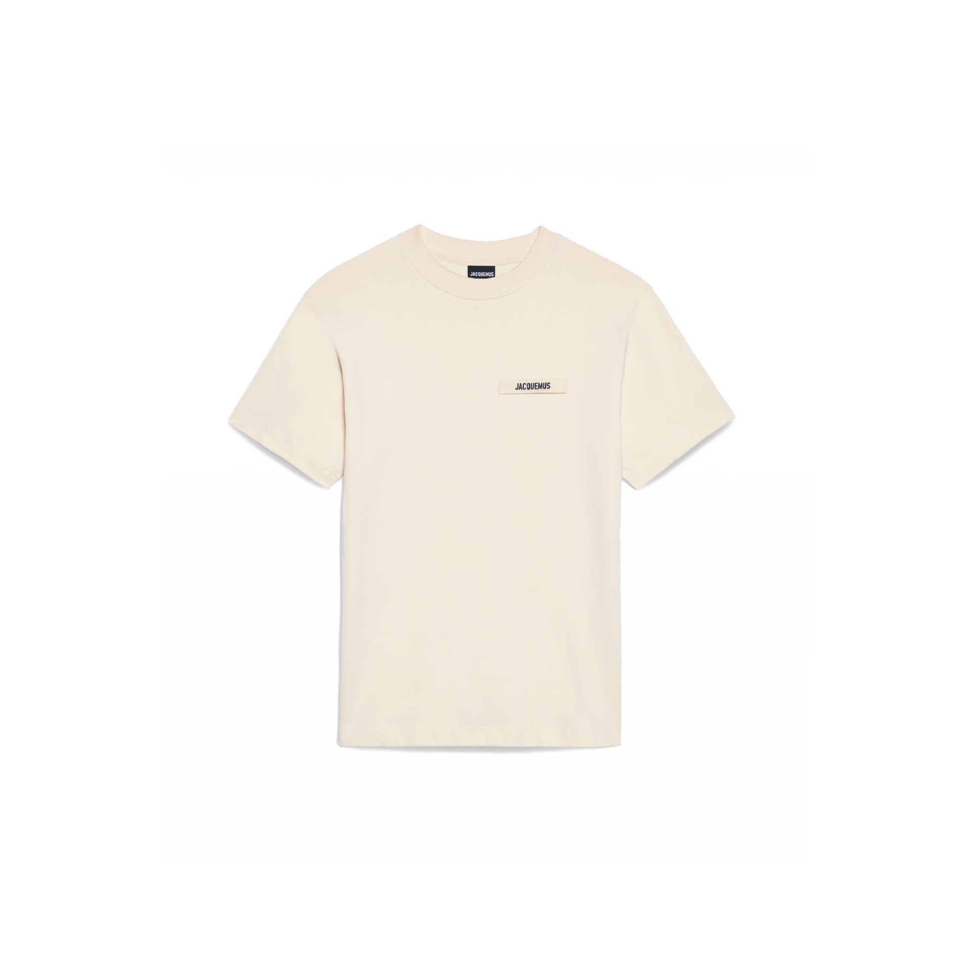 JACQUEMUS - Le T-Shirt Gros Grain Beige