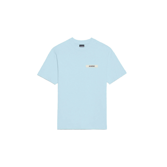 JACQUEMUS - Le T-Shirt Gros Grain Bleu Clair