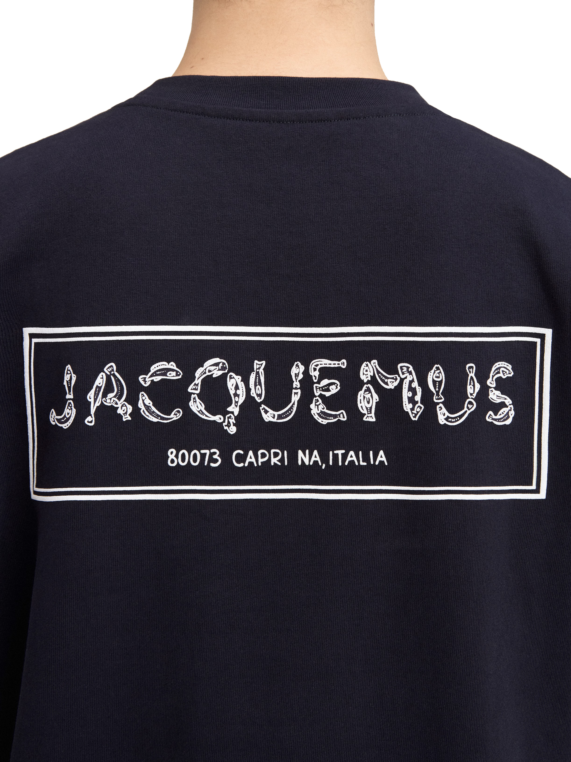 JACQUEMUS - Le T-Shirt Merù Bleu Marine