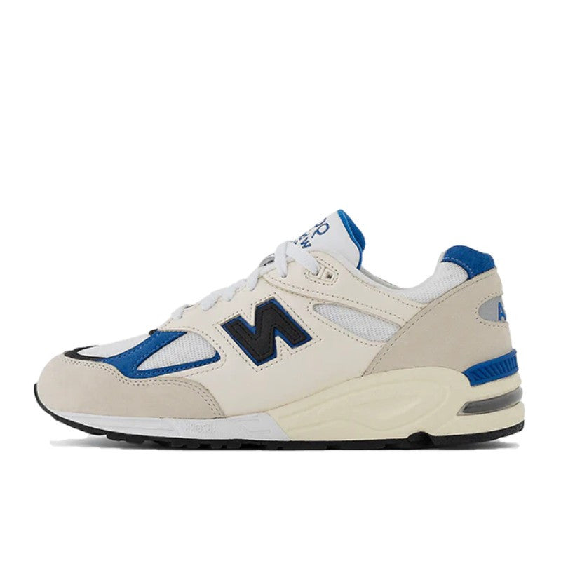 New Balance 990 v2 Made In USA White Blue