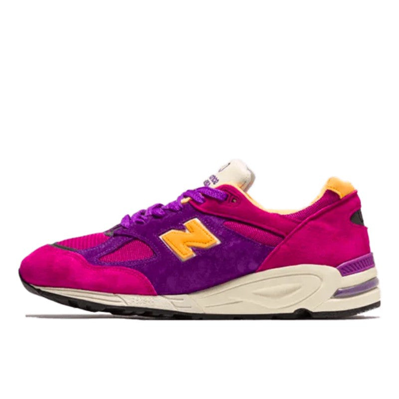 New Balance 990 v2 Made in USA Teddy Santis Purple Yellow