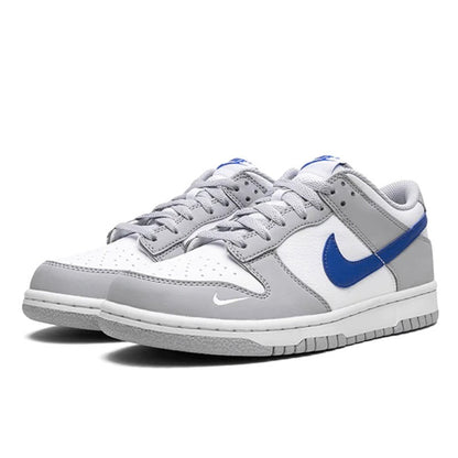 NIKE Dunk Low GS White Grey Blue