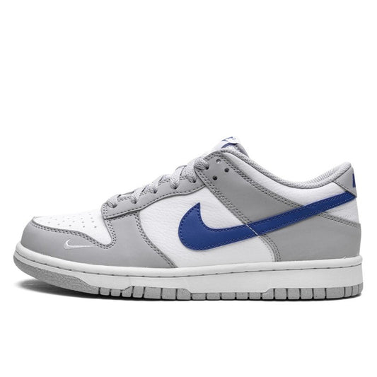 NIKE Dunk Low GS White Grey Blue