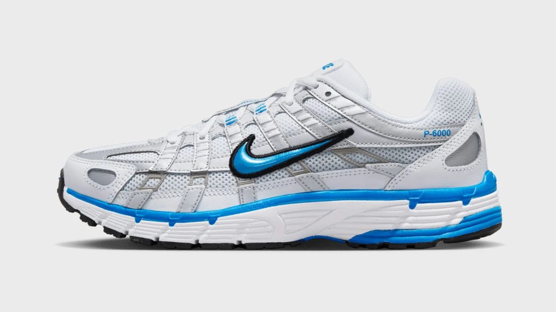 NIKE P-6000 BLUE WHITE PLATINIUM WMNS