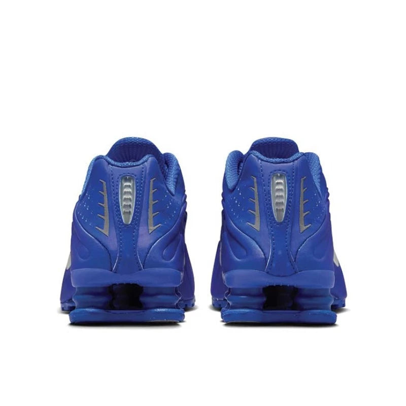 Nike Shox R4 Racer Blue Metallic Silver