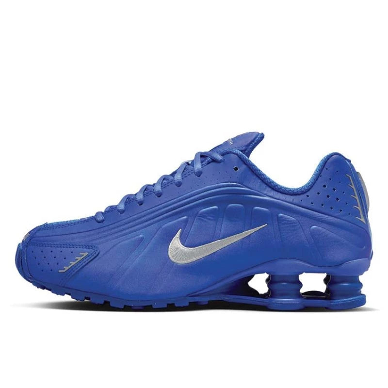 Nike Shox R4 Racer Blue Metallic Silver