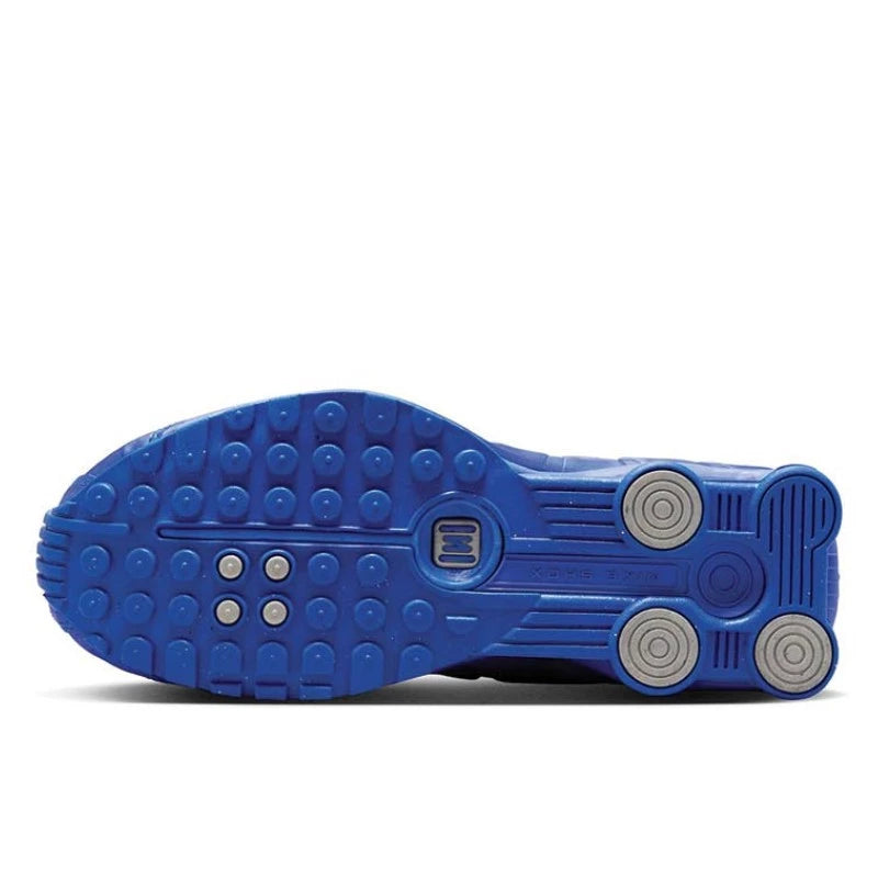 Nike Shox R4 Racer Blue Metallic Silver